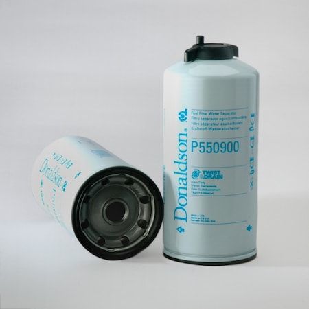Donaldson Fuel Filter, Water Separator Spin-On Twist&Drain, P550900 P550900